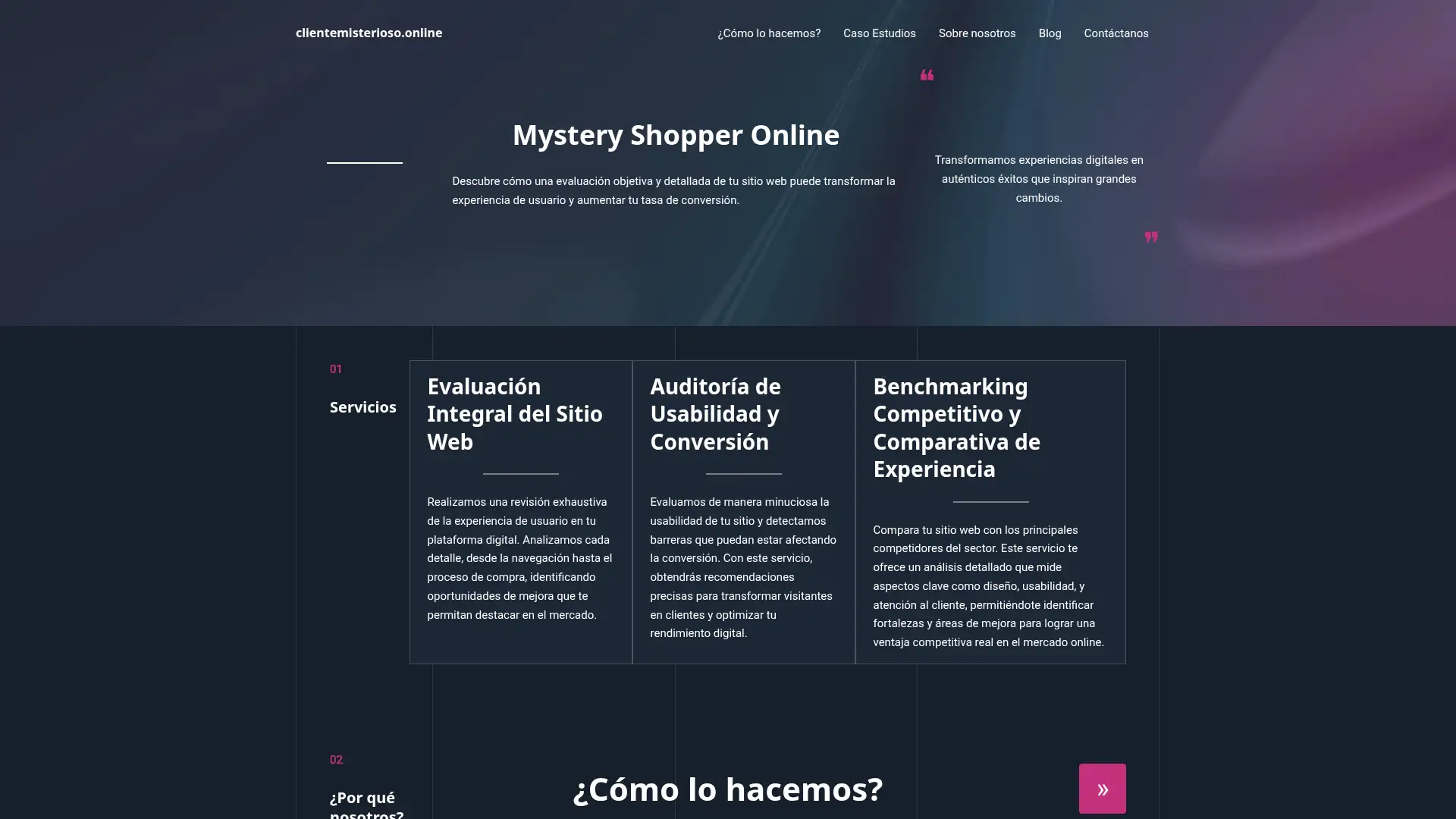 clientemisterioso.online screenshot