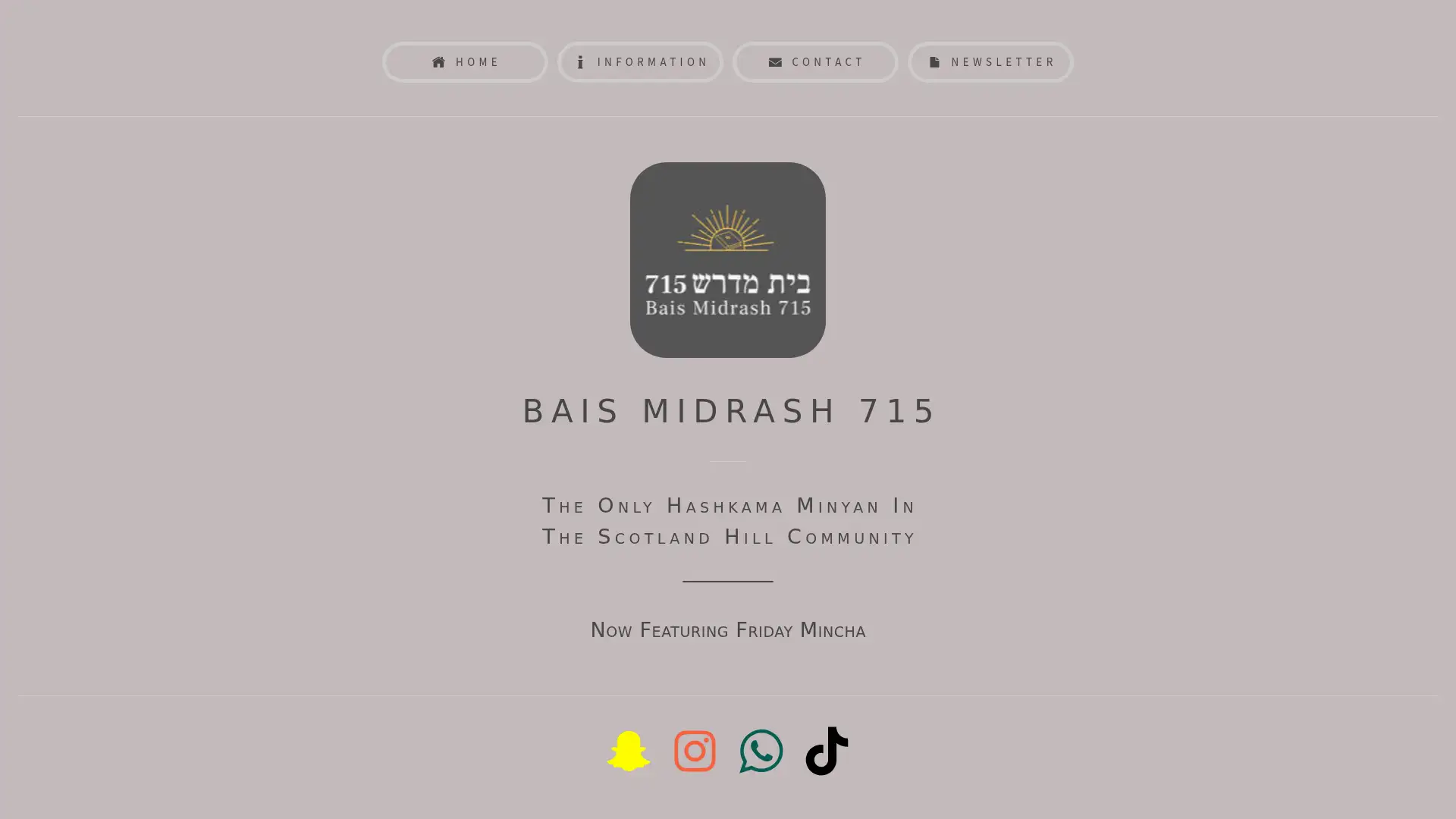 baismidrash715.org screenshot
