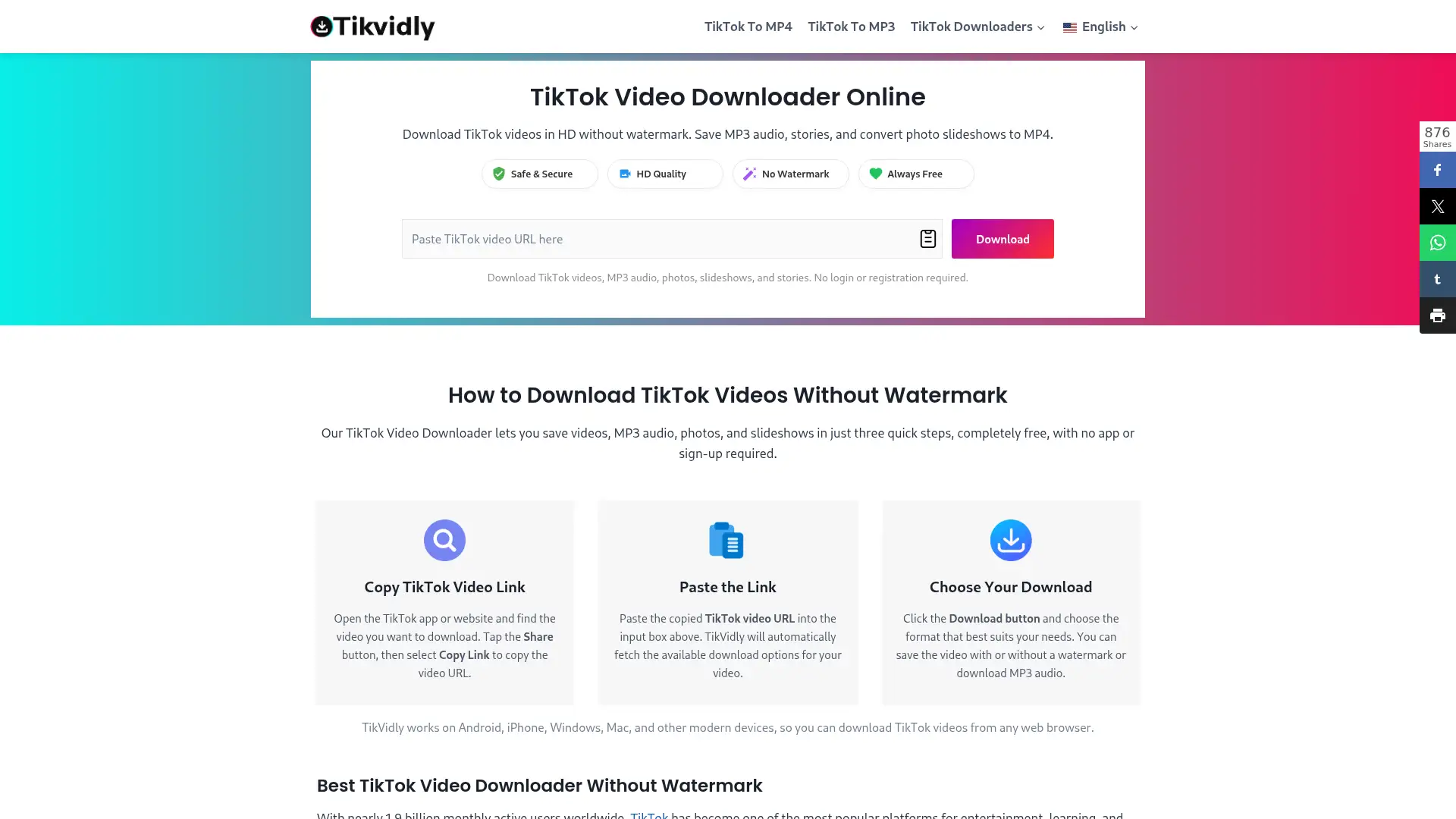 tikvidly.com screenshot