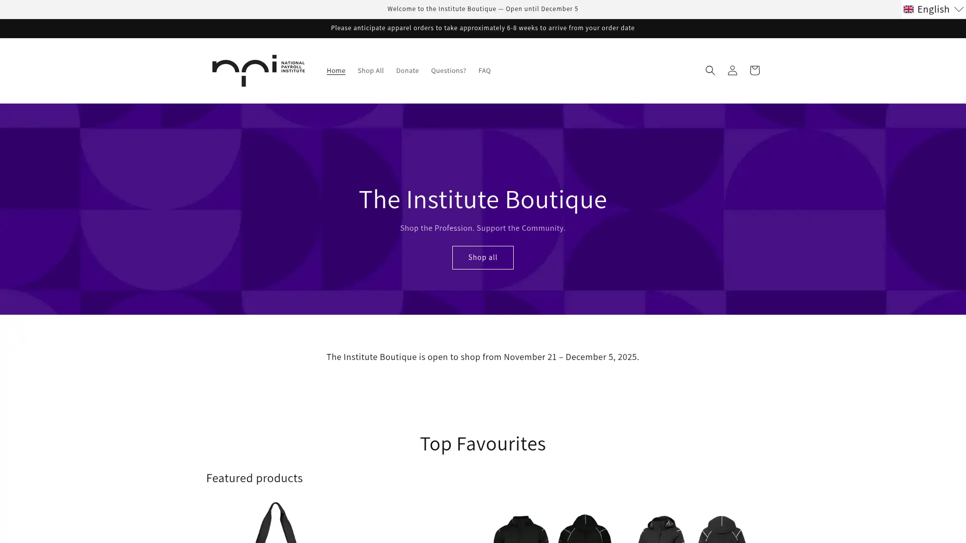instituteboutique.ca screenshot