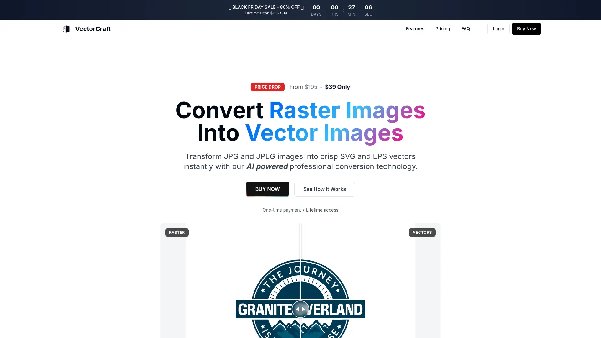 thevectorcraft.com screenshot