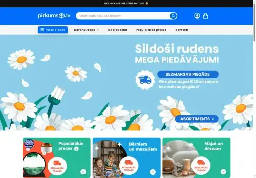 pirkums1.lv screenshot