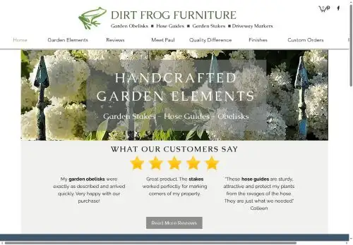 dirtfrogfurniture.com screenshot