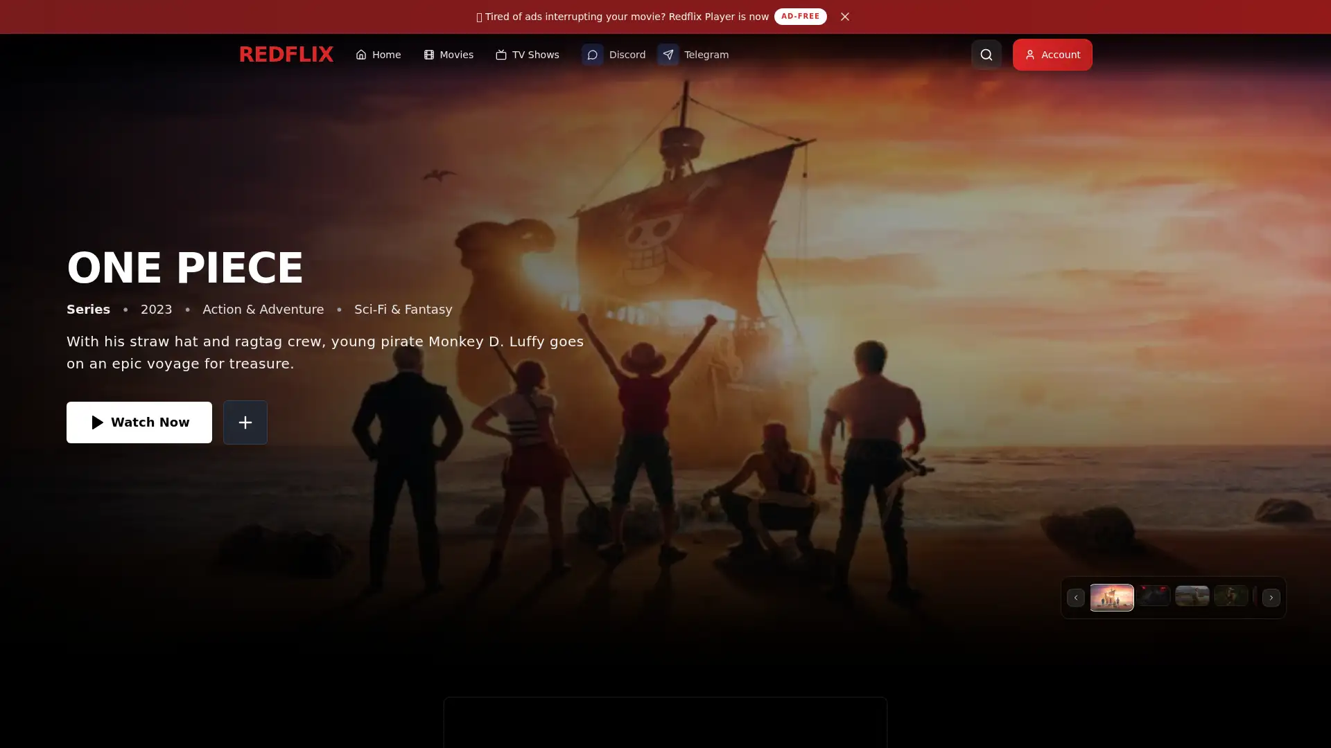 redflix.co screenshot