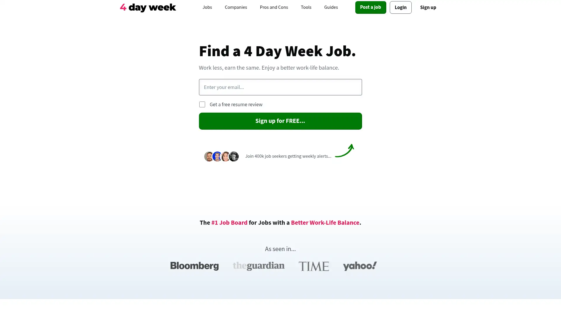 4dayweek.io screenshot