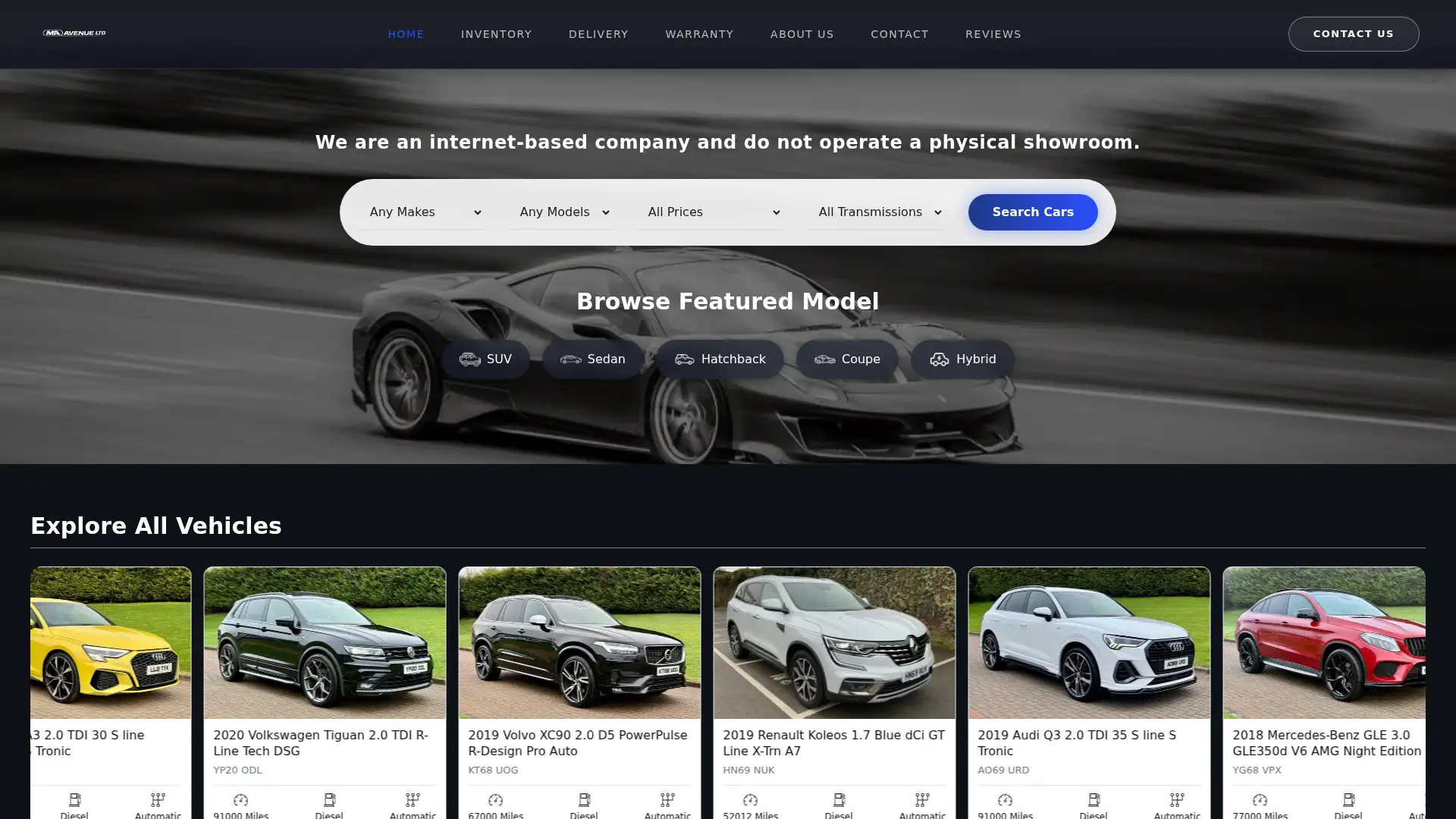 motors-avenue.co.uk screenshot