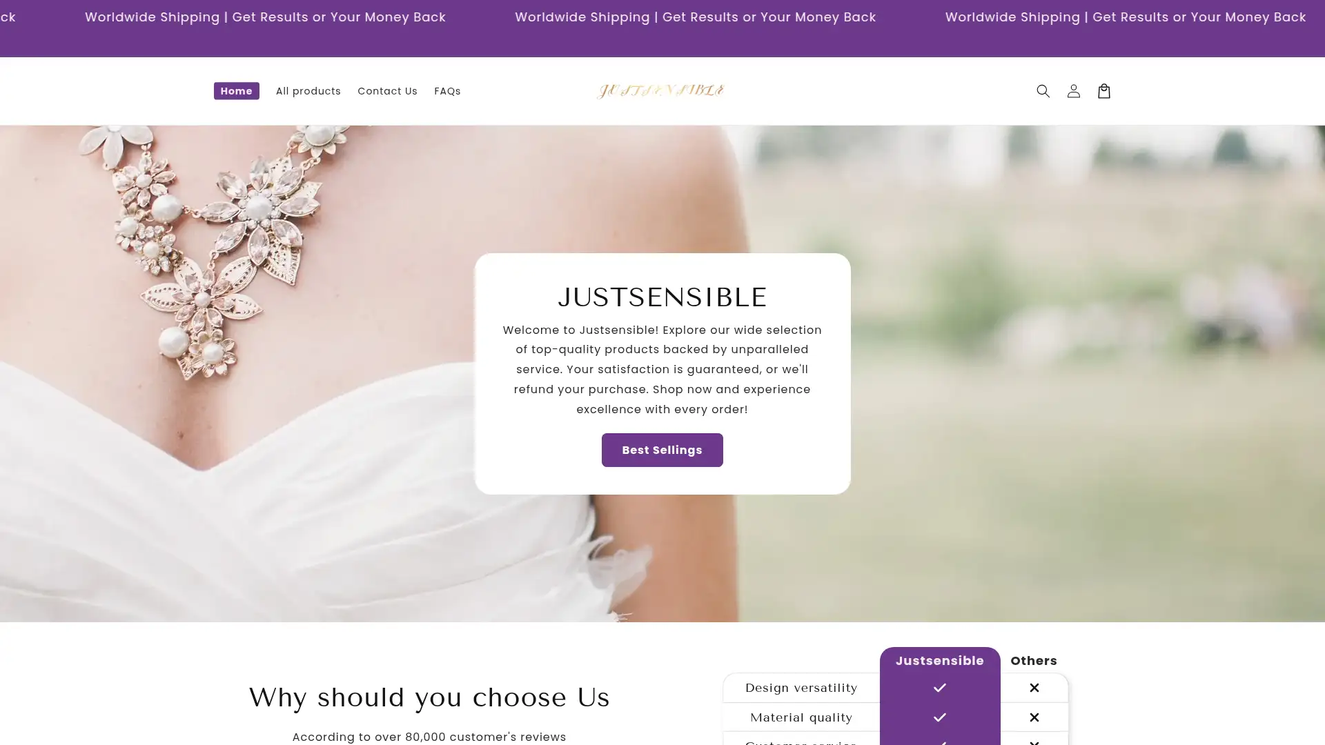 justsensible.com screenshot