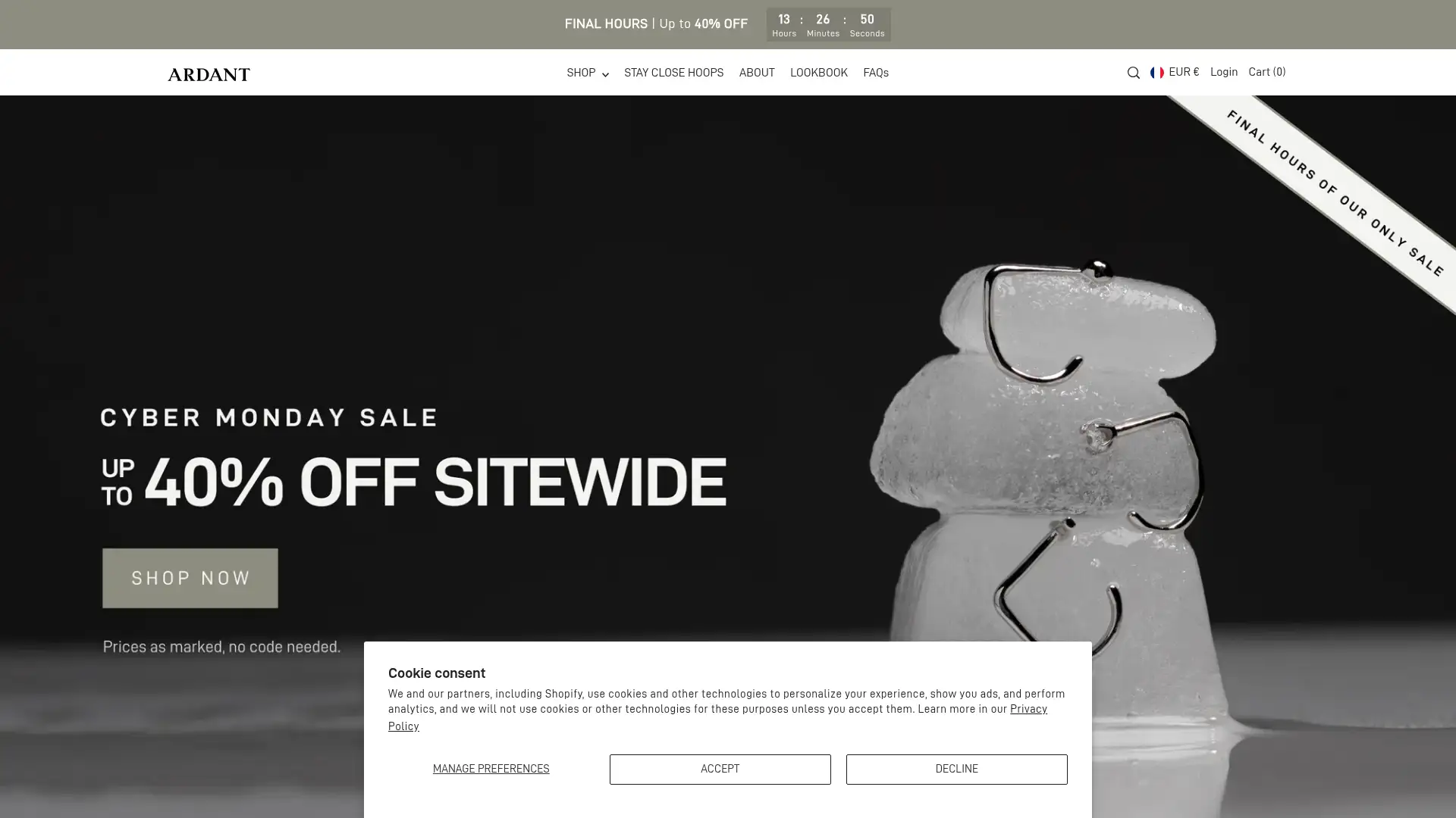 theardant.com screenshot