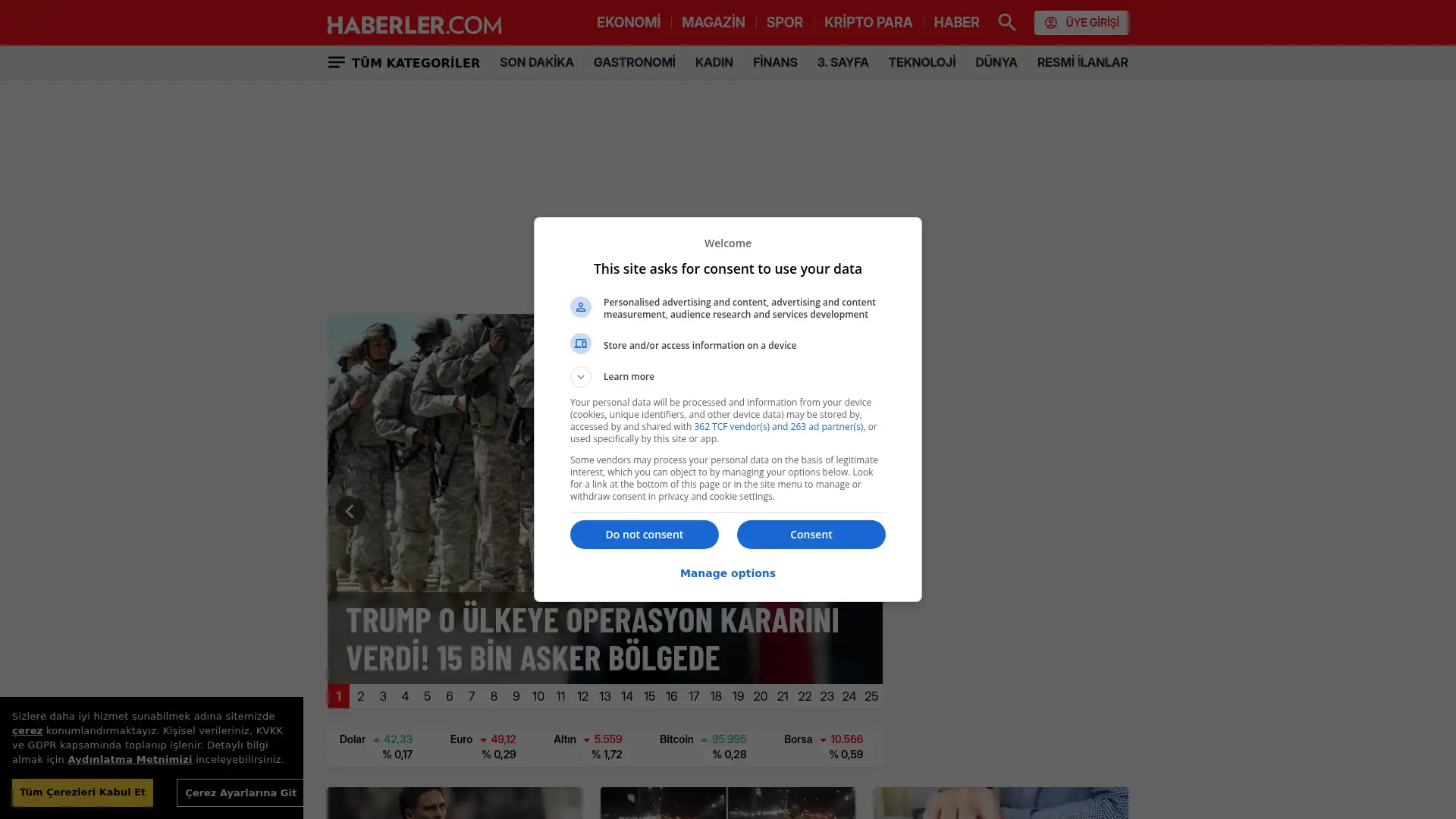 haberler.com screenshot