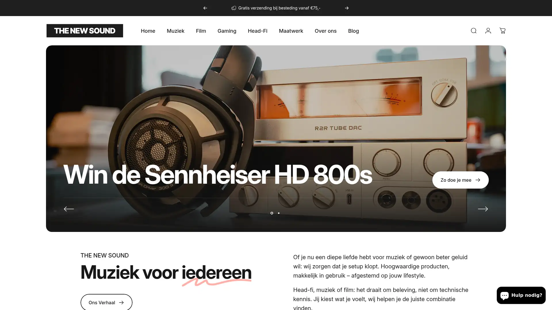 thenewsound.nl screenshot
