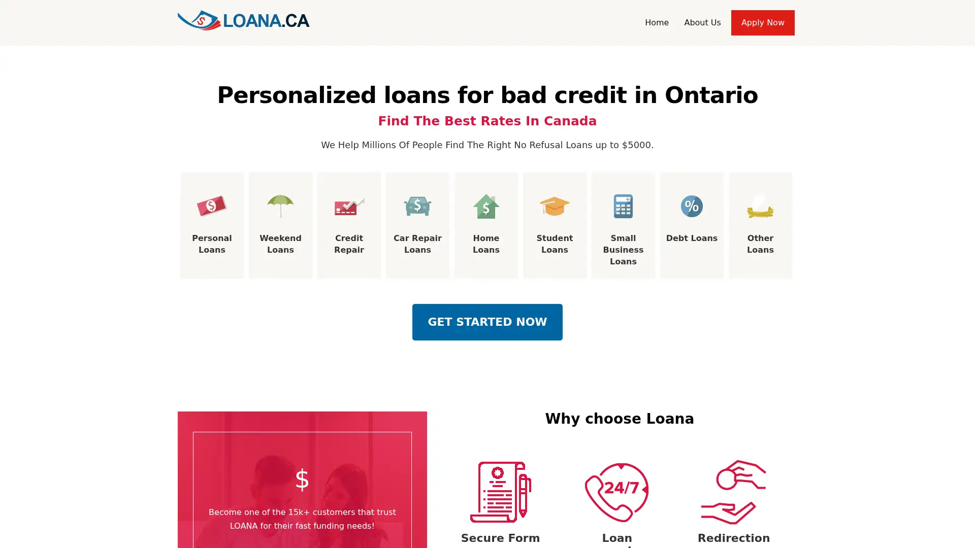 loana.ca screenshot