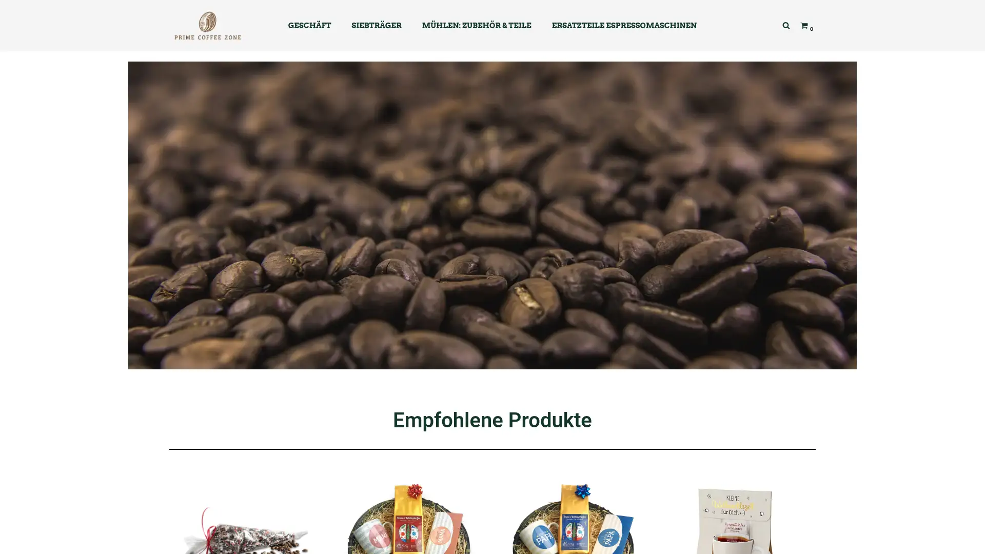 primecoffeezone.com screenshot