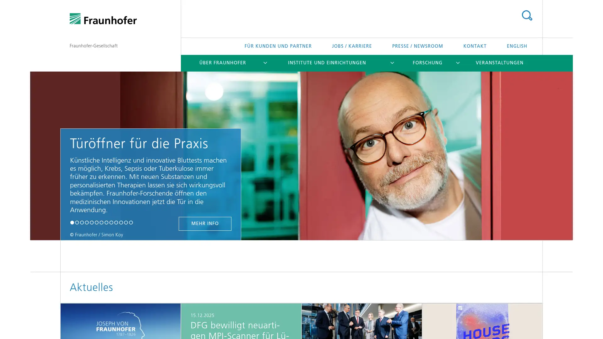 fraunhofer.de screenshot