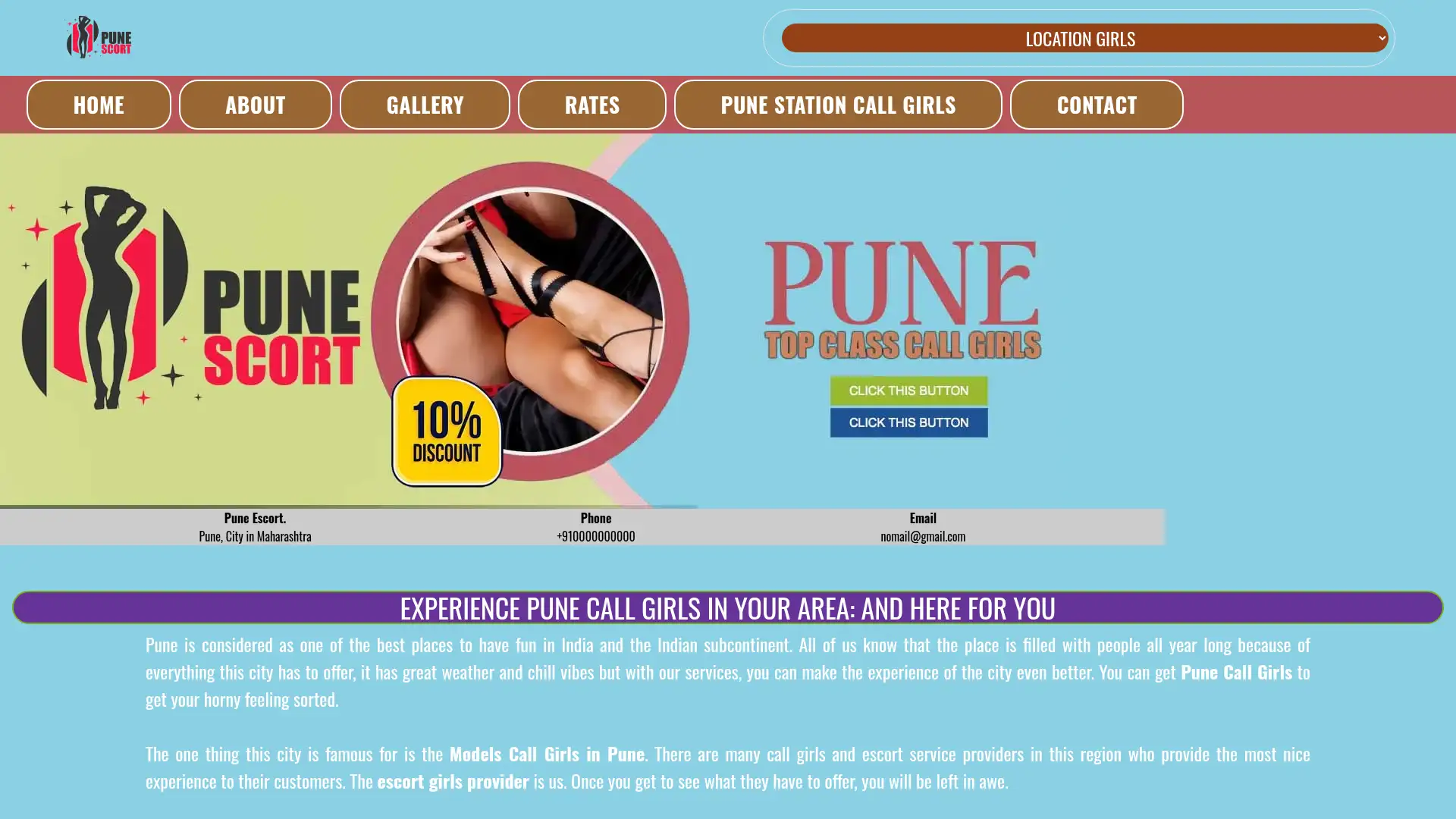 punescort.com screenshot