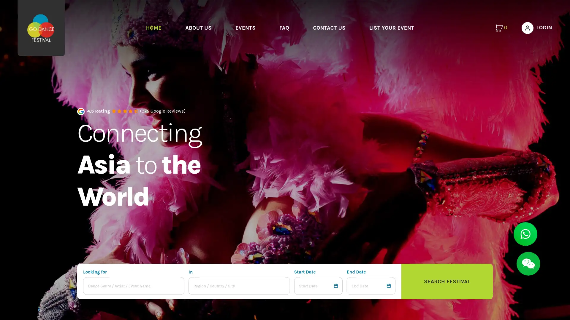 godancefestival.com screenshot