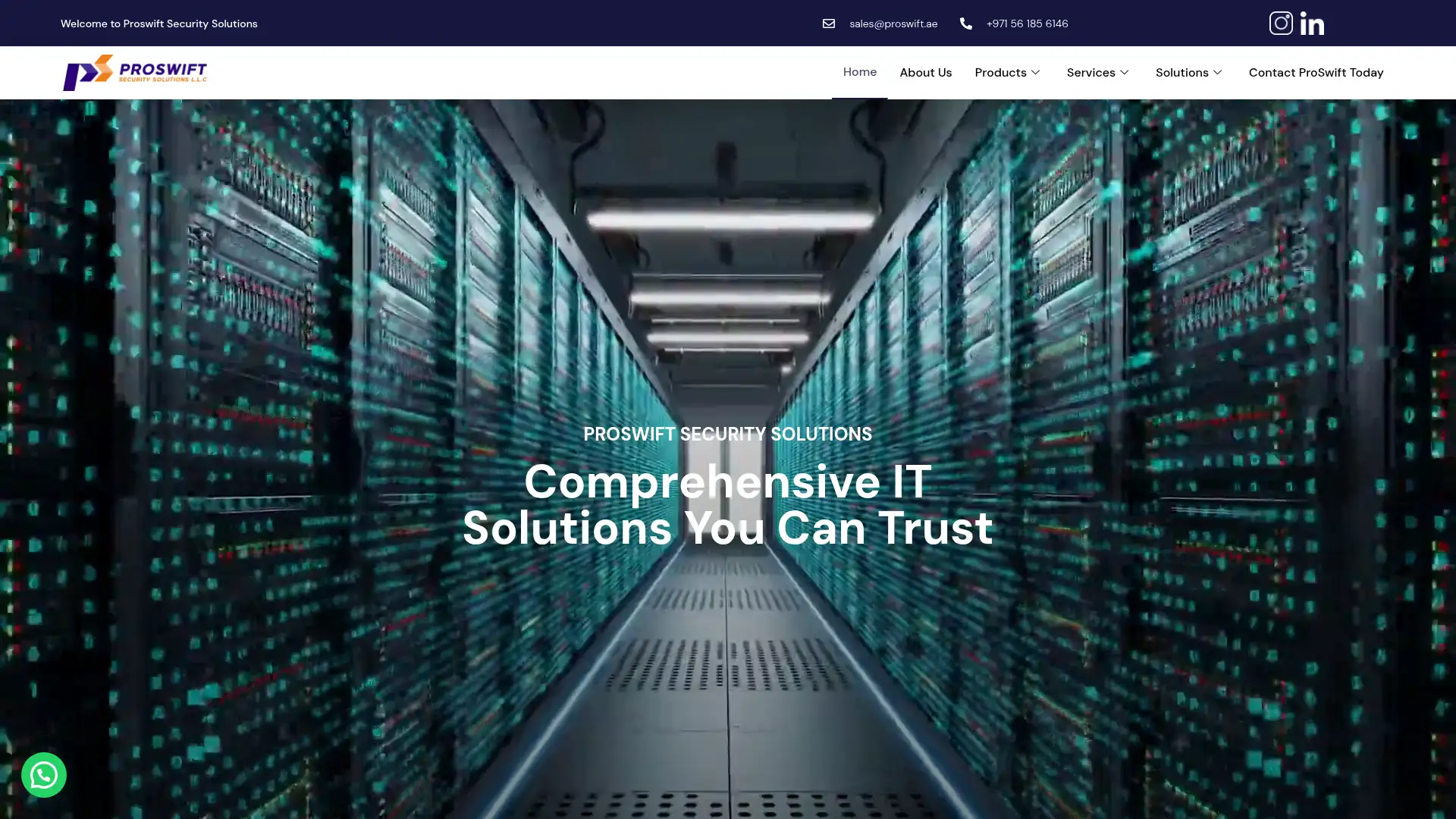 proswift.ae screenshot
