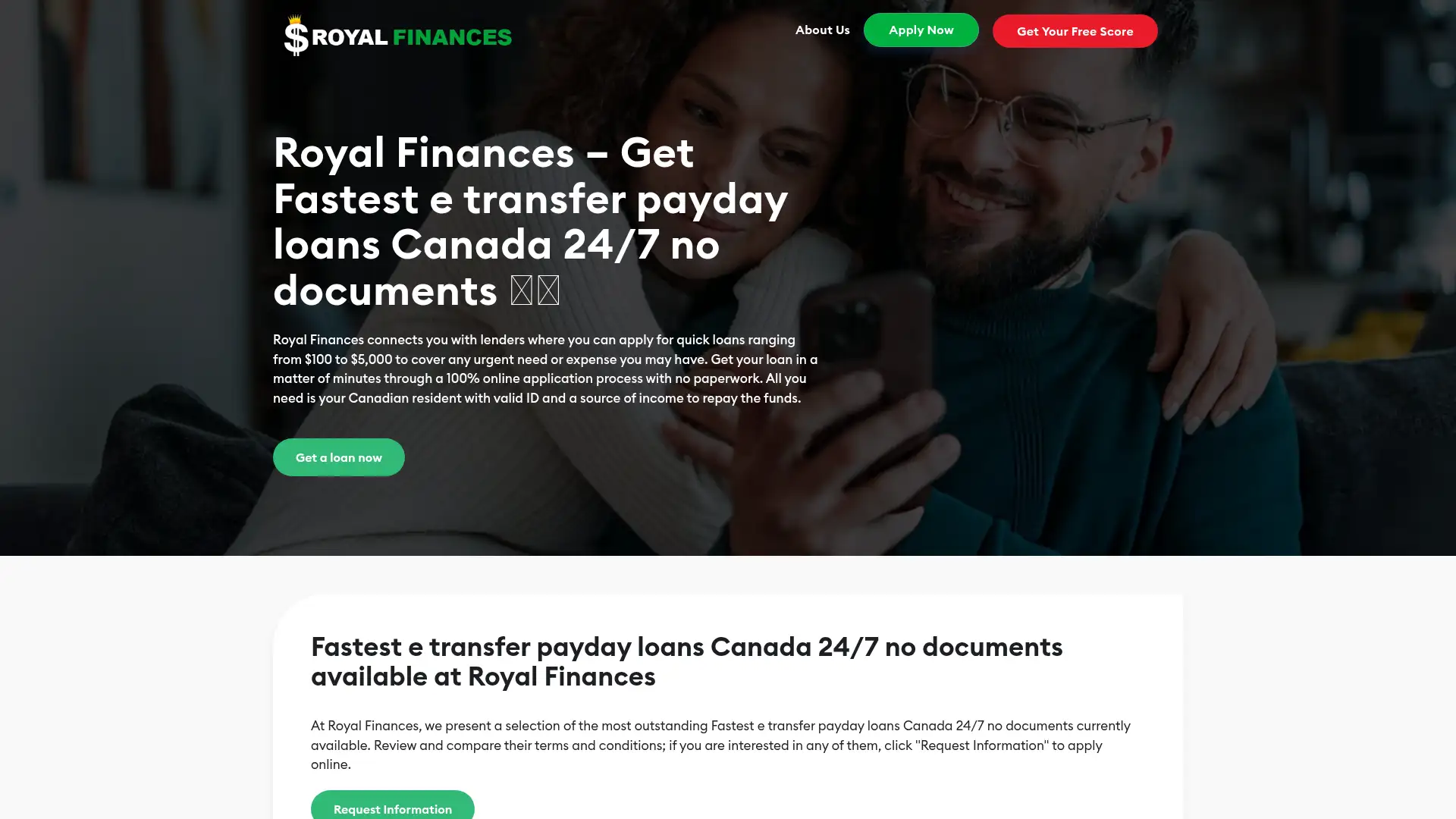 royal-finances.ca screenshot