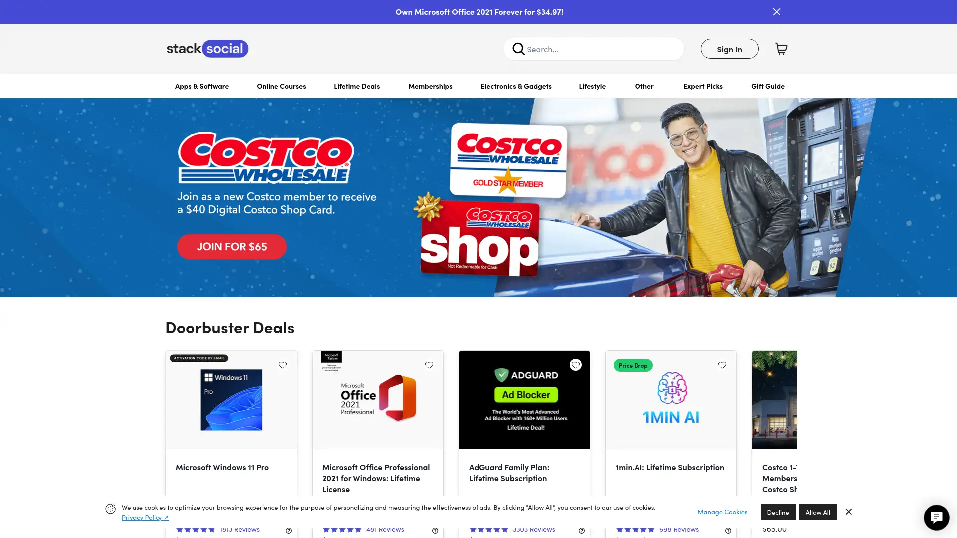 stacksocial.com screenshot