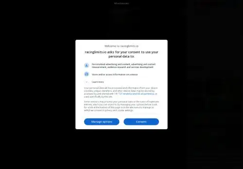 racinglimits.io screenshot