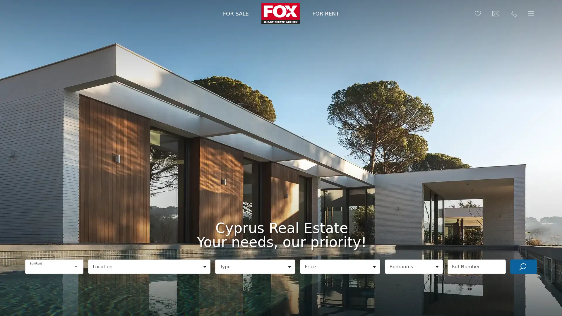 foxrealty.com.cy screenshot