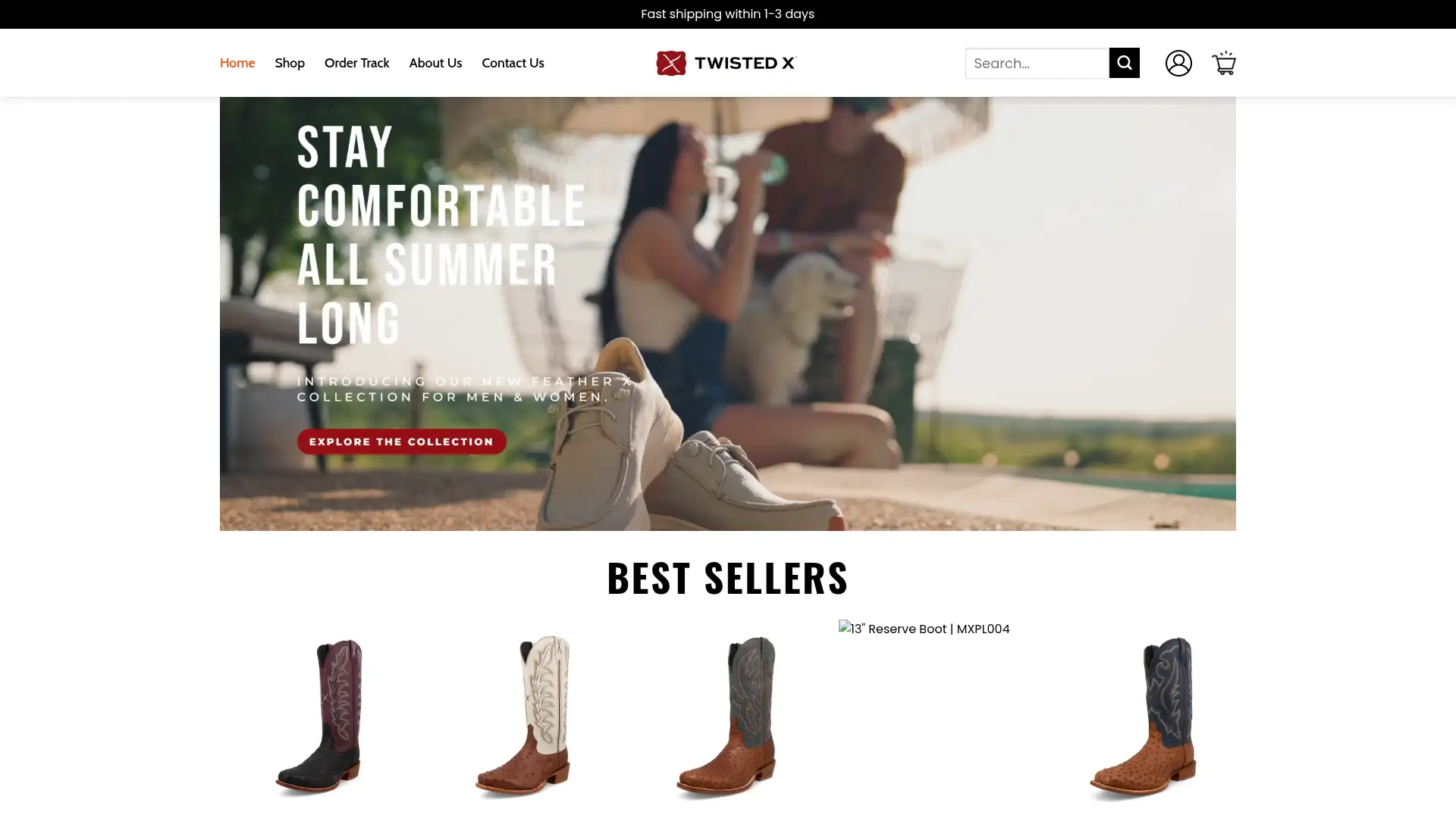 thetwistedx.shop screenshot