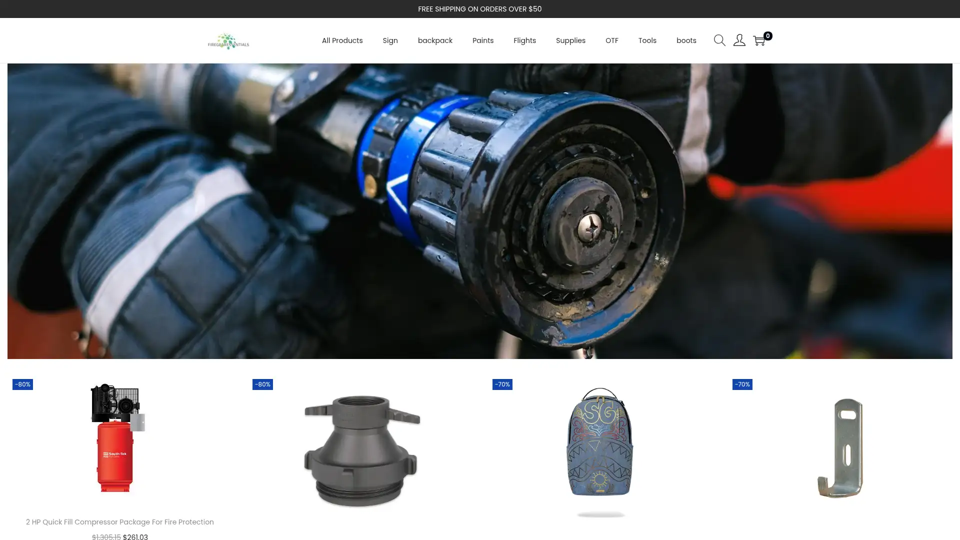 fireequipmentpro.com screenshot