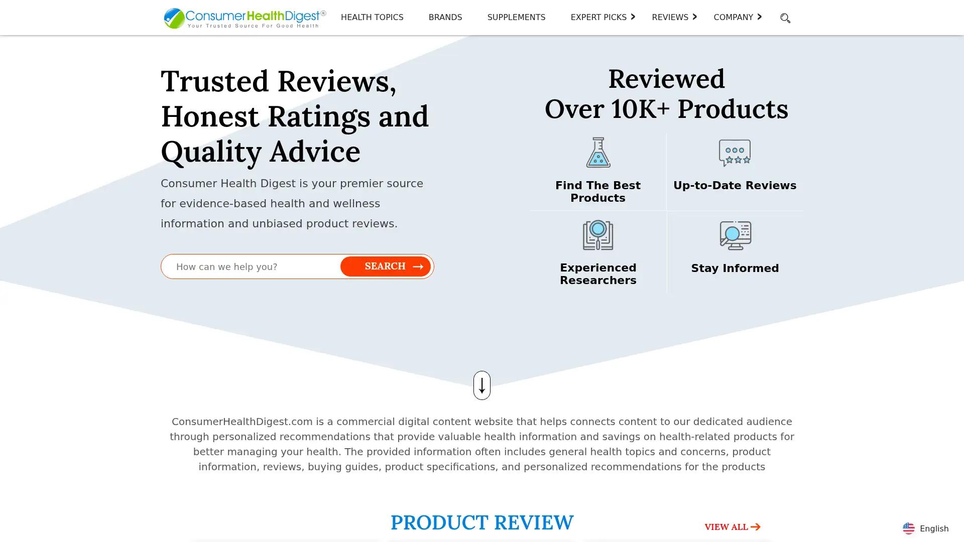 consumerhealthdigest.com screenshot