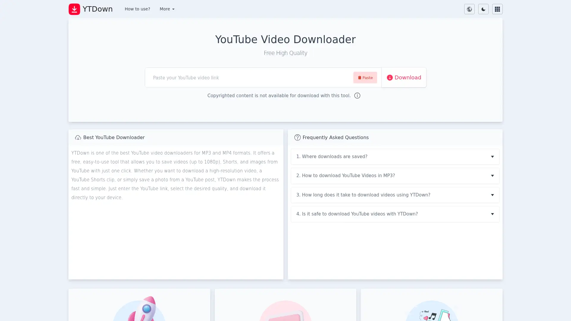 ytdown.to screenshot