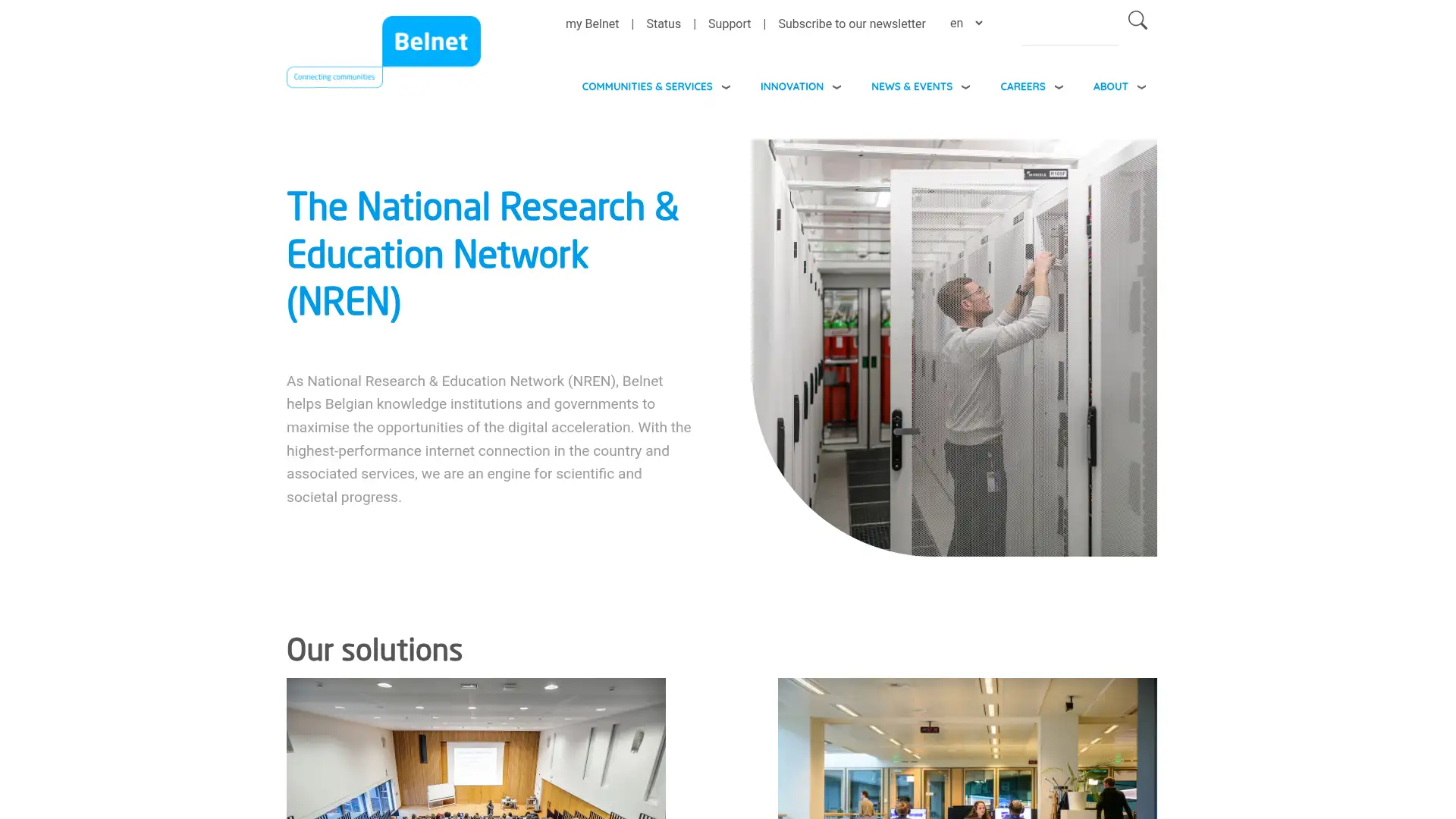 belnet.be screenshot