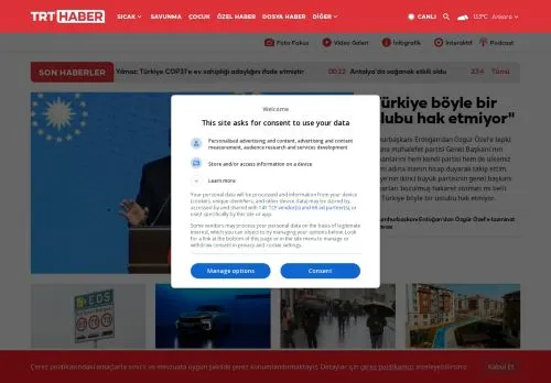 trthaber.com screenshot