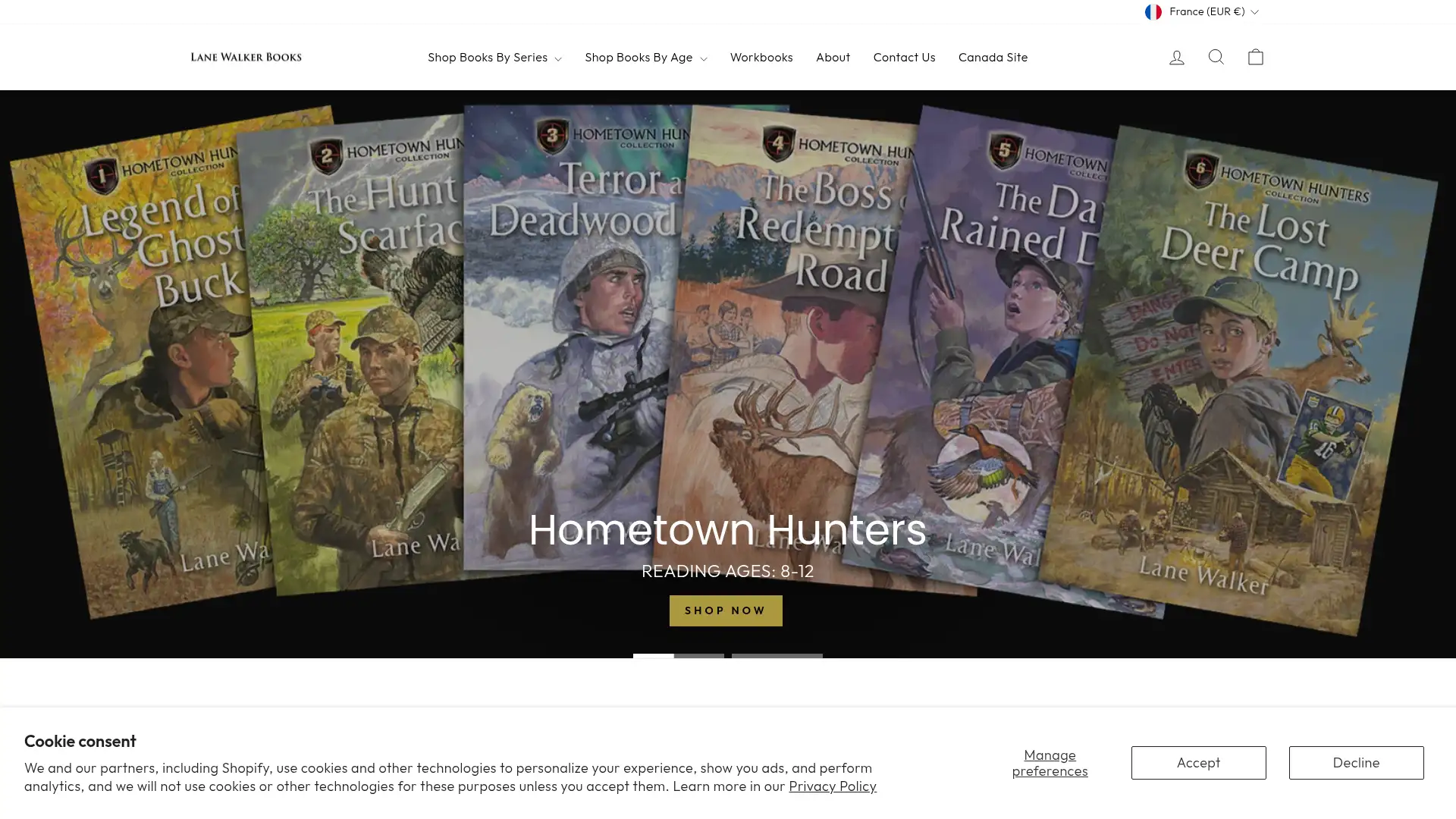 lanewalkerbooks.com screenshot