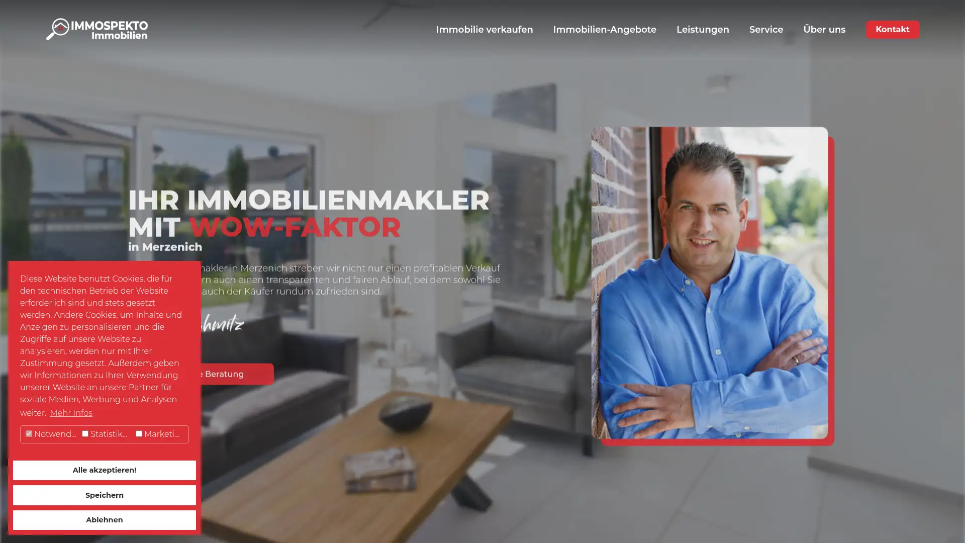 immospekto-immobilien.de screenshot