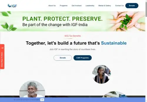 igfindia.org screenshot