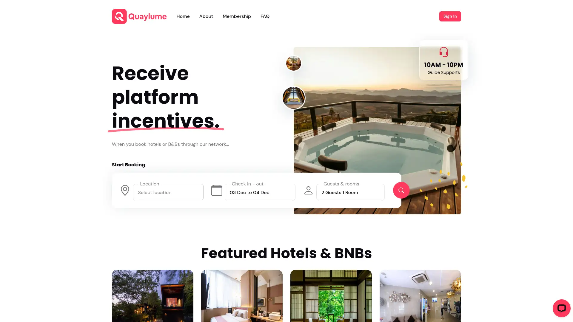 quaylume.org screenshot