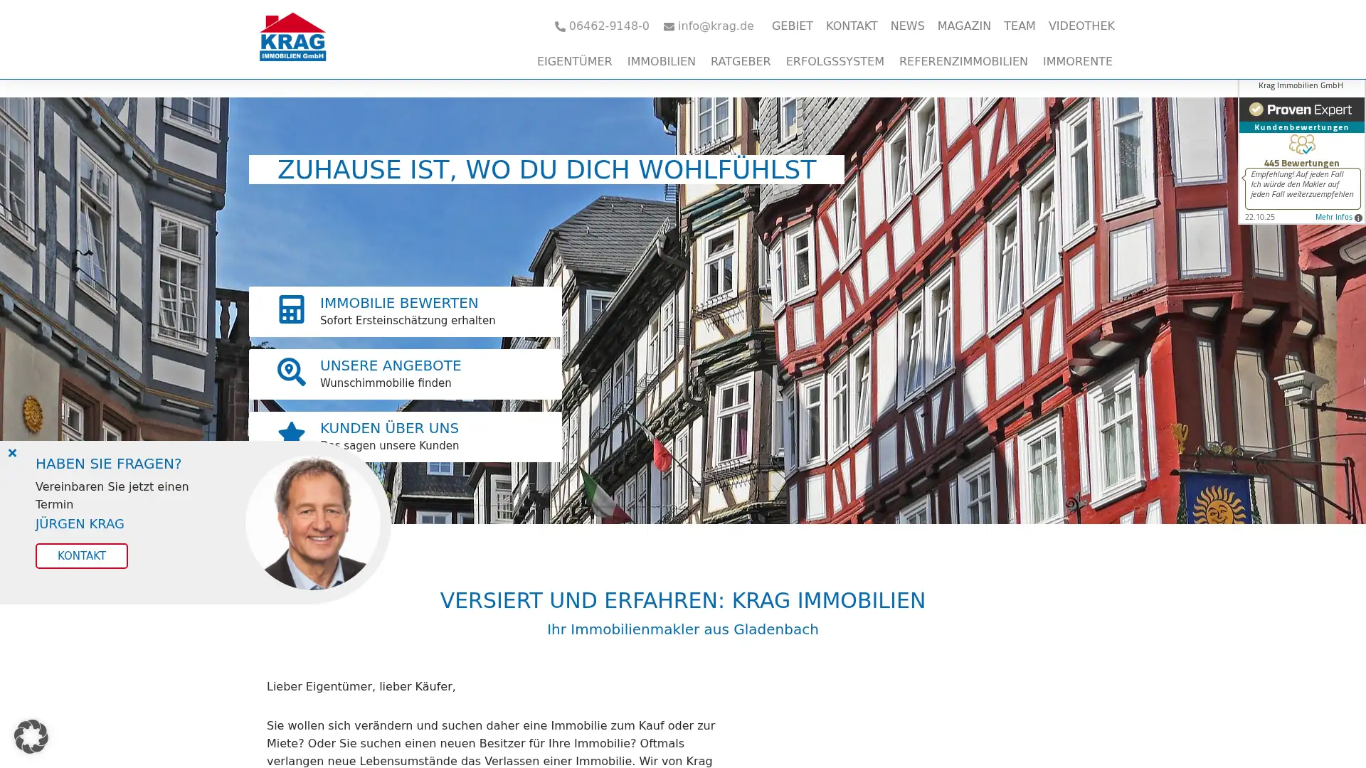 kragimmobilien.de screenshot