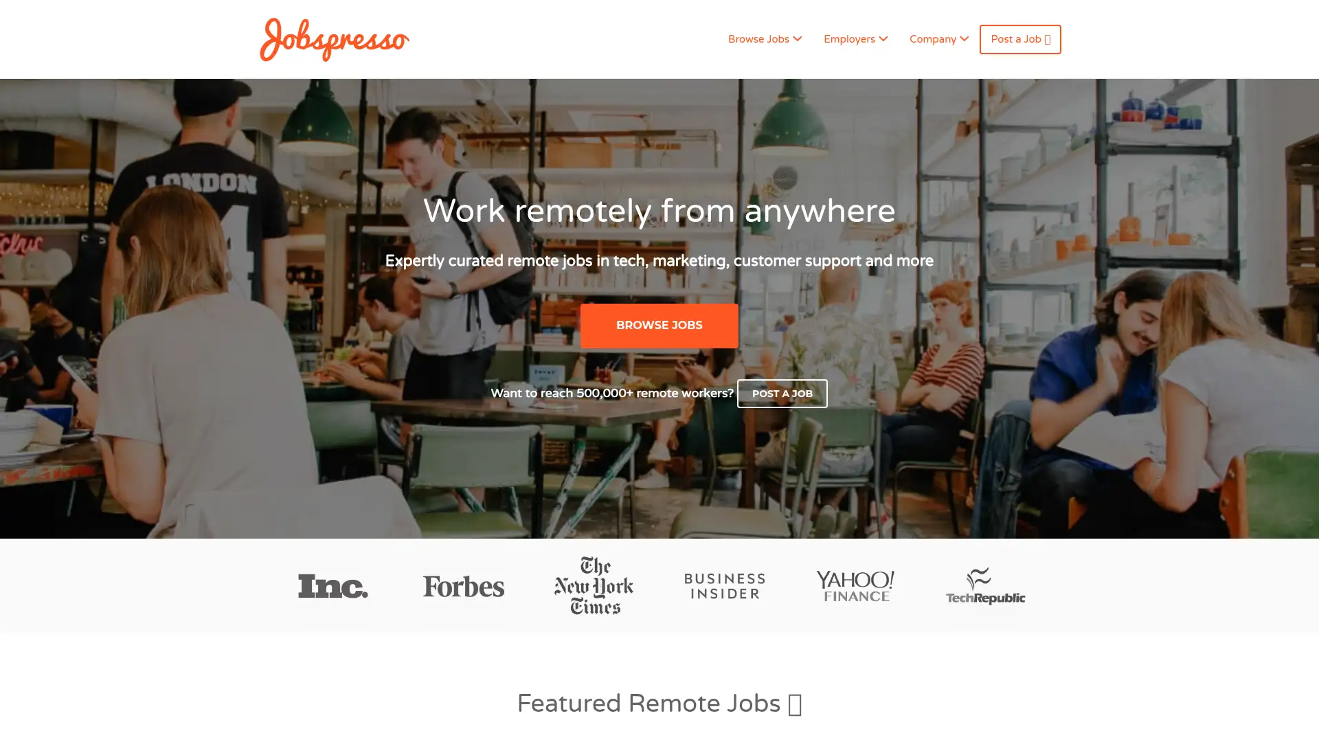 jobspresso.co screenshot
