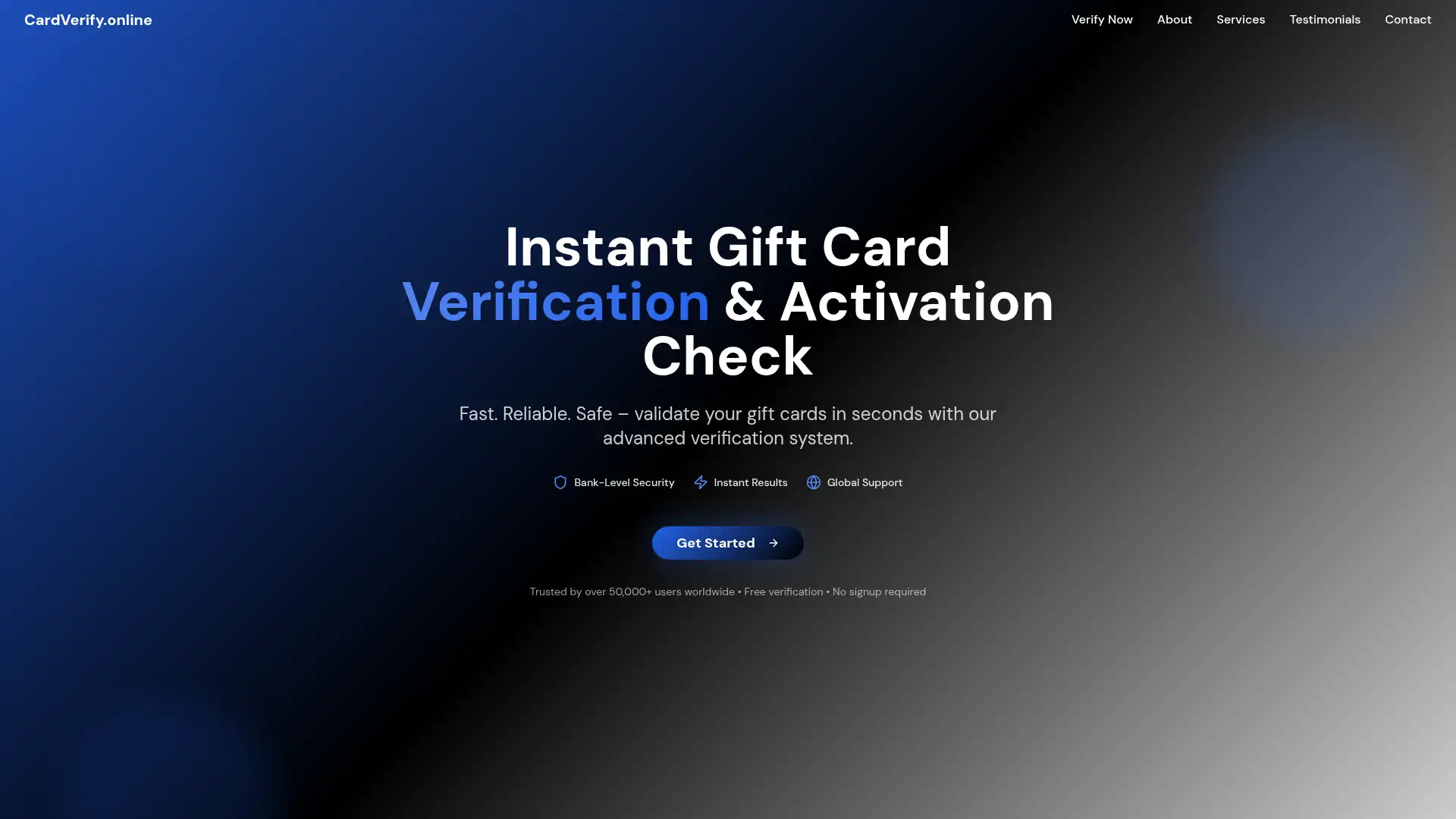 cardverify.online screenshot