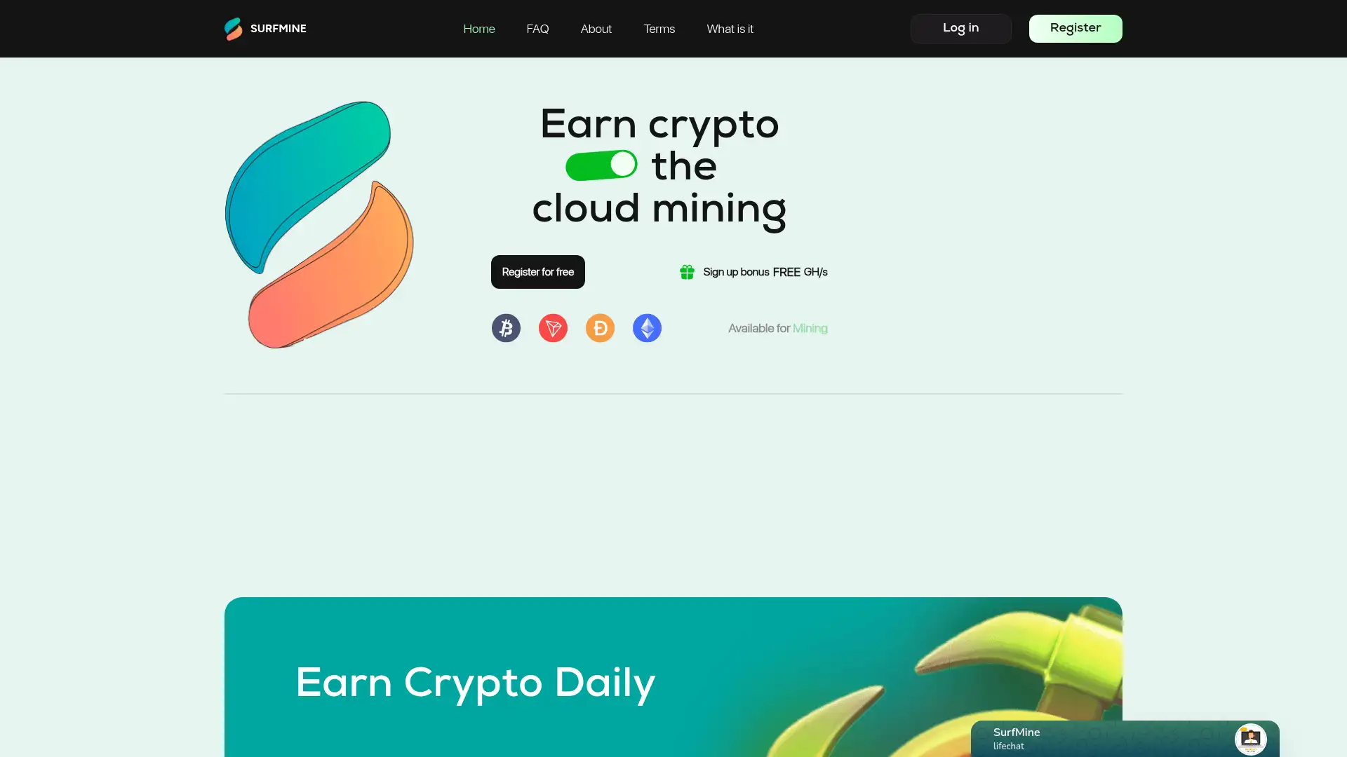 surfmine.com screenshot