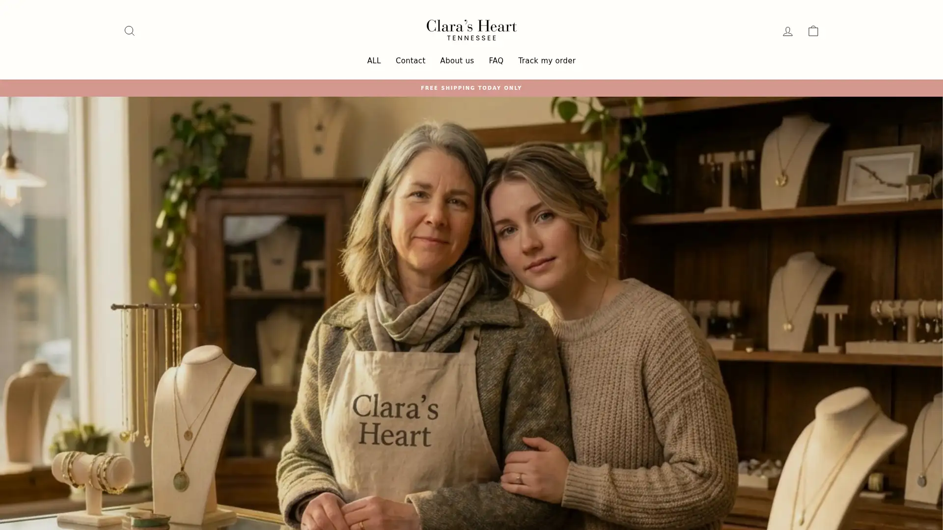 clarasheart.com screenshot