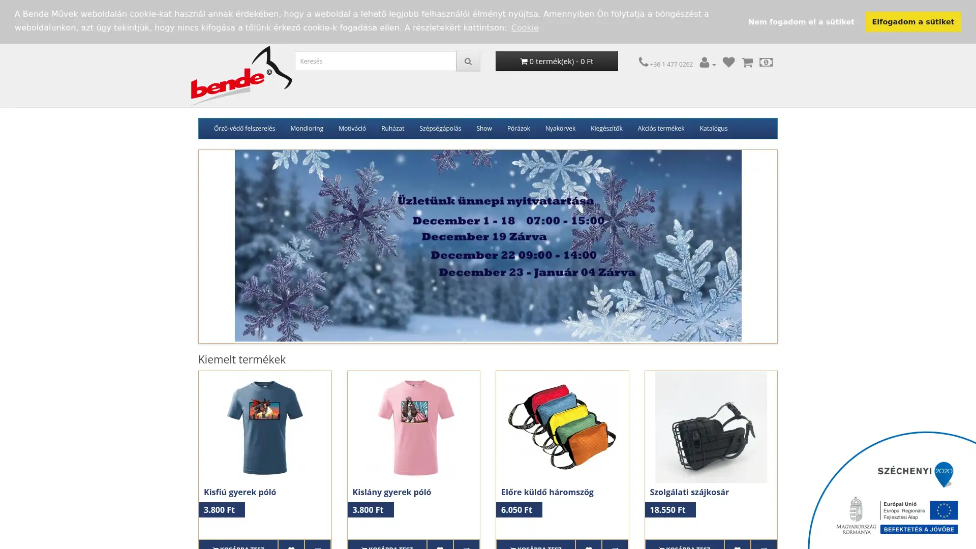 bende.hu screenshot