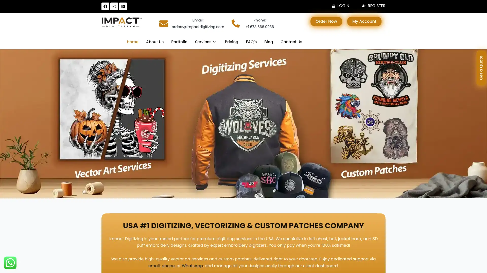 impactdigitizing.com screenshot