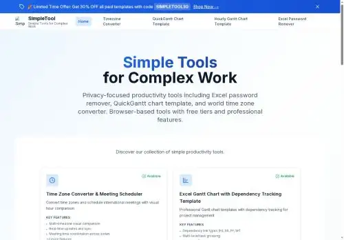 simpletool.co screenshot