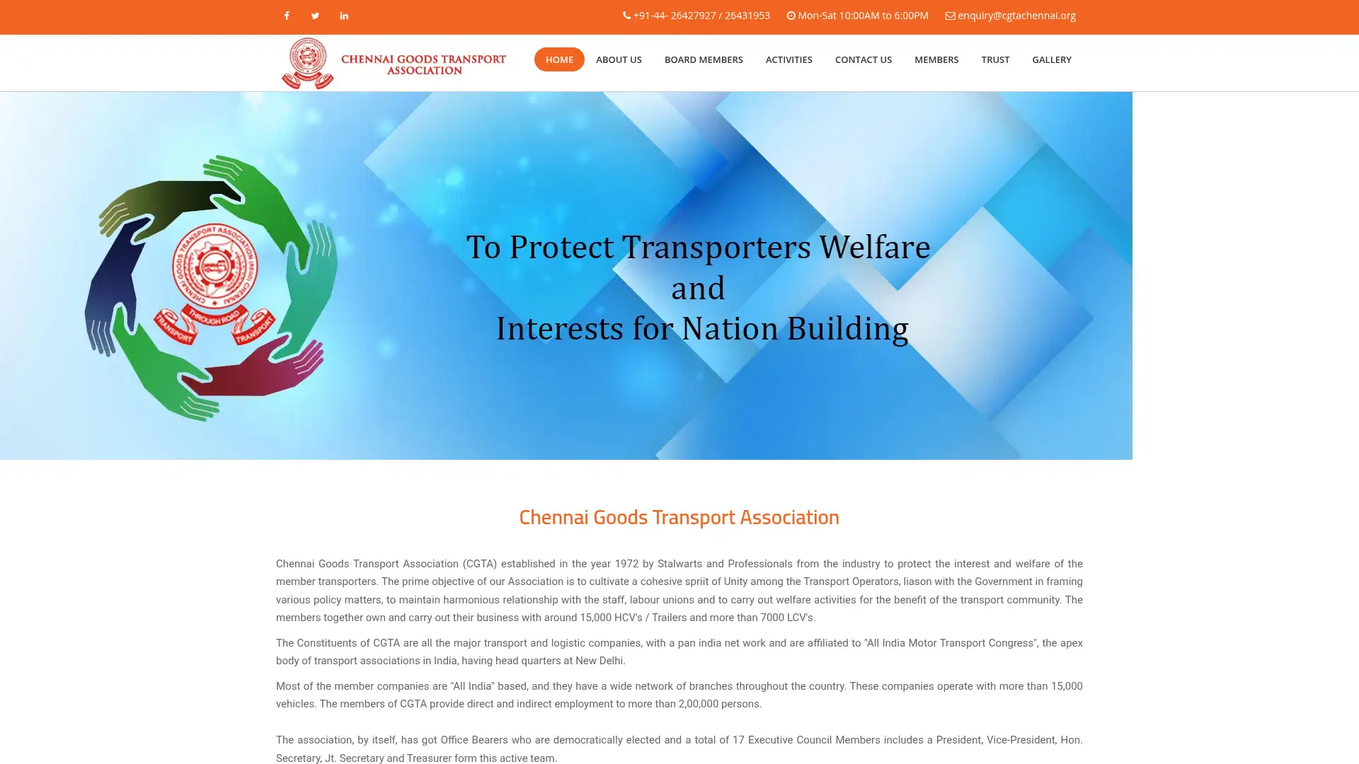 cgtachennai.org screenshot