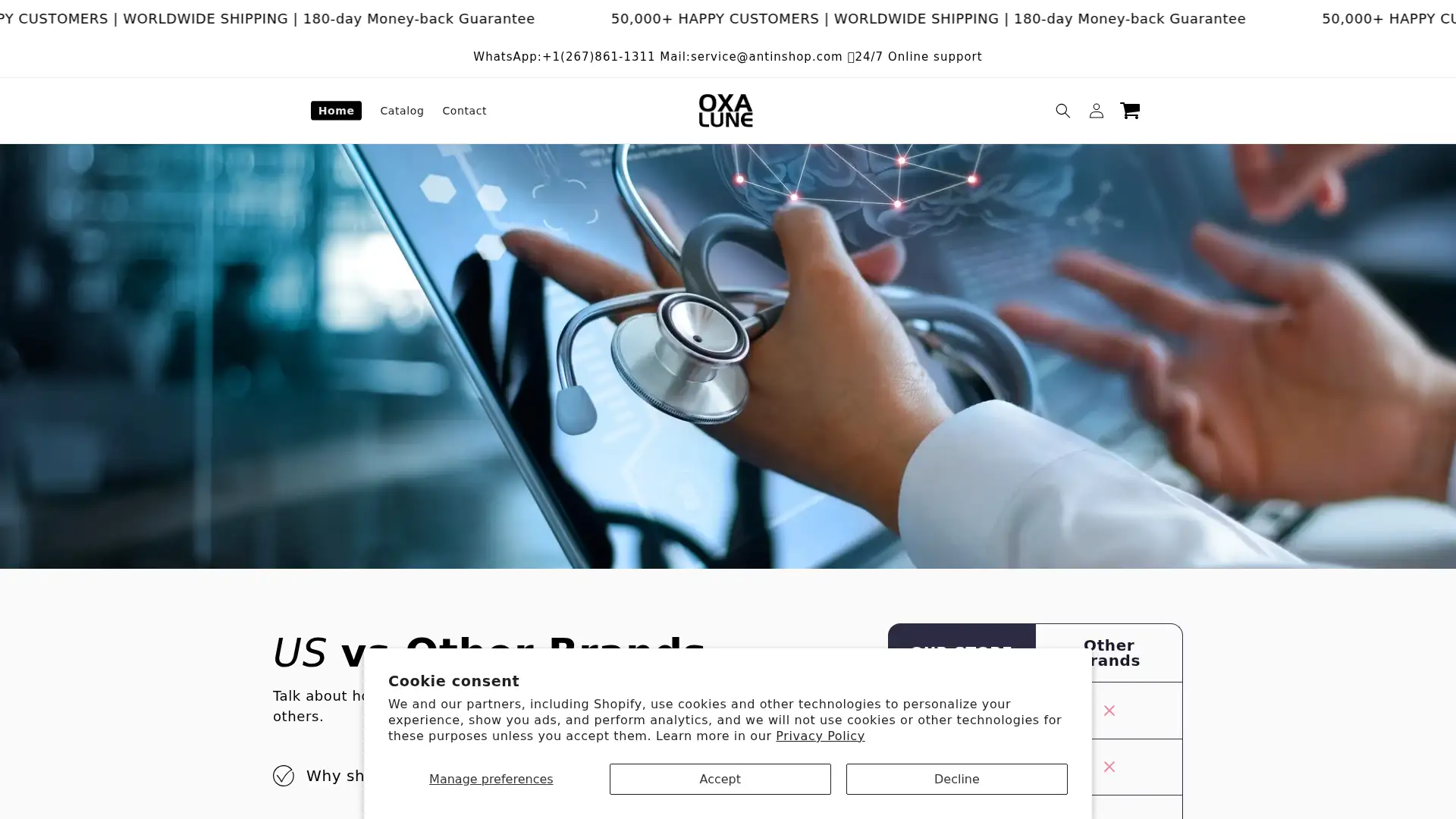 oxalune.com screenshot