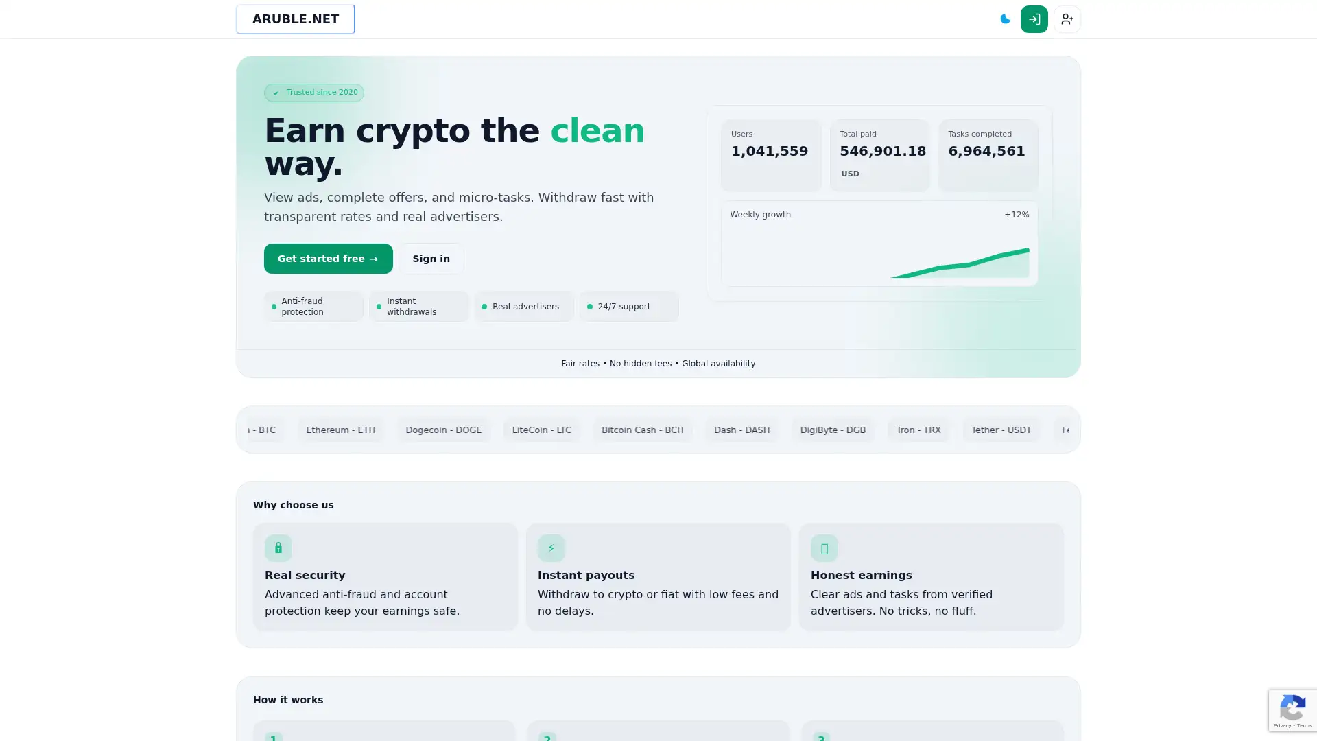aruble.net screenshot