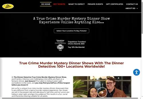 thedinnerdetective.com screenshot