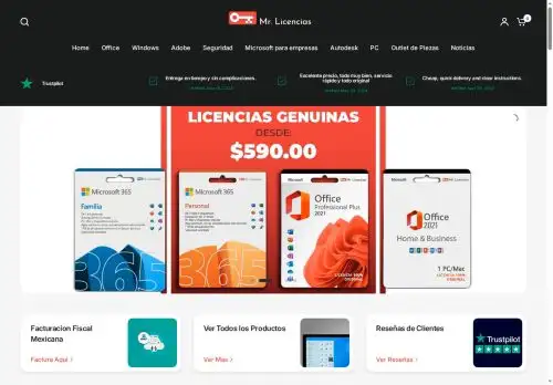 mrlicencias.com screenshot