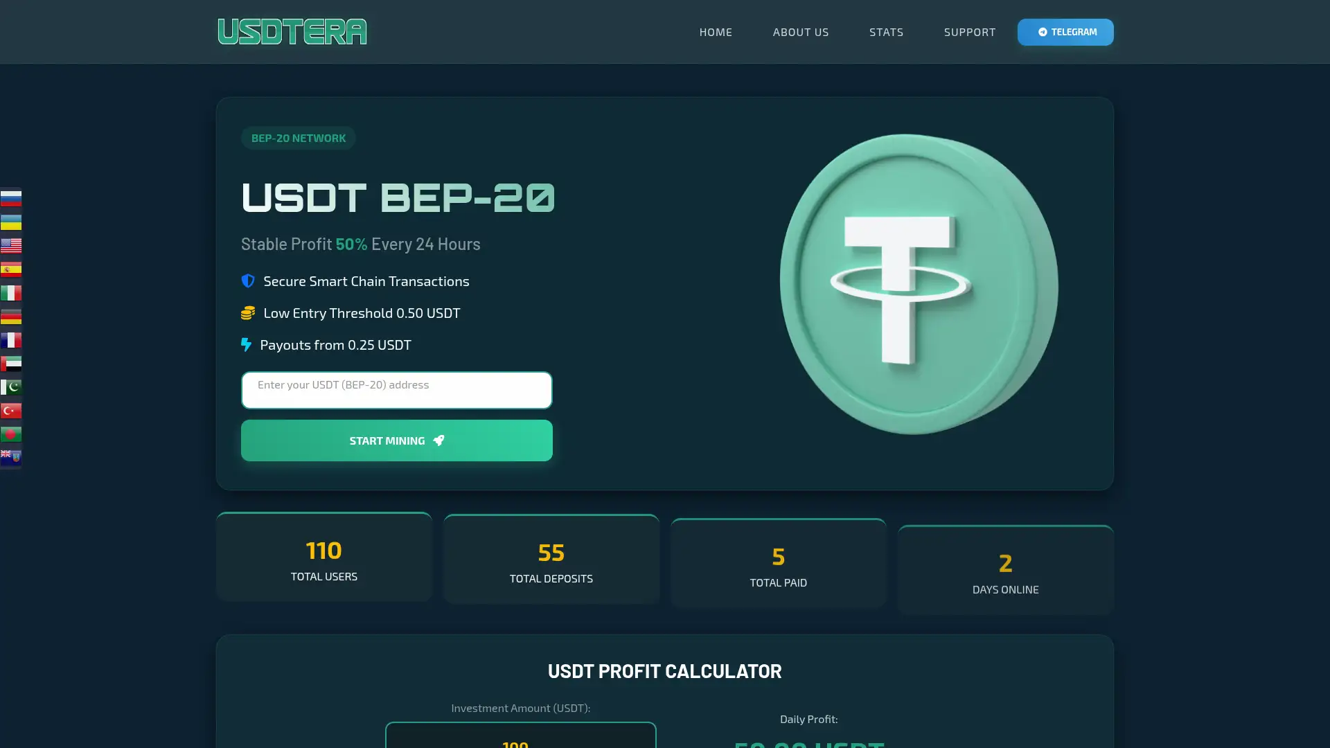 usdtera.top screenshot