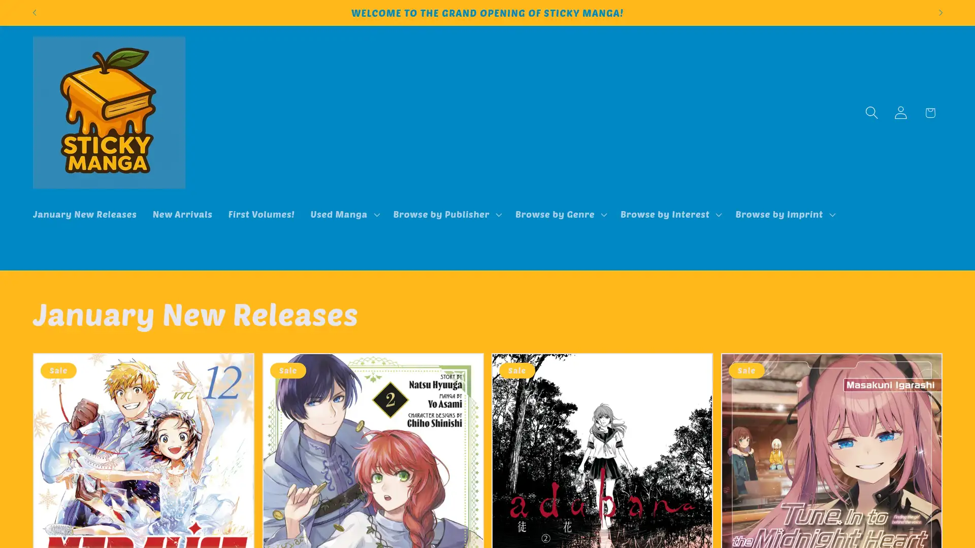 stickymanga.com screenshot