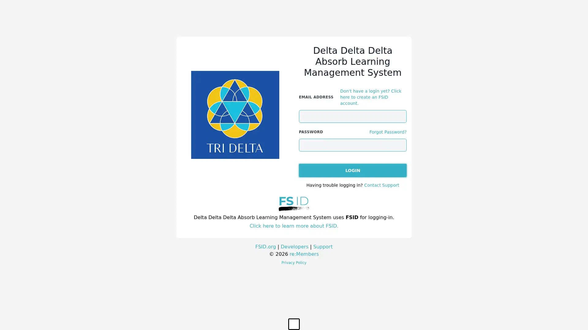 trideltalearning.org screenshot